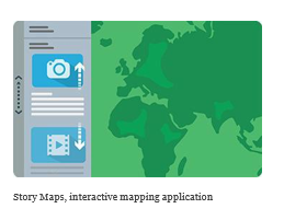 Storymaps, interactive mapping application